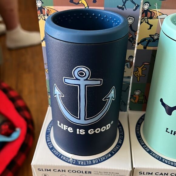 Life Is Good Slim Can Coolers(each sold individually) - Picture 3 of 8